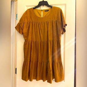 Corduroy short sleeved dress; Very j brand